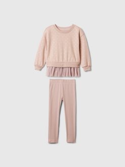 Baby & Toddler Vintage Soft Tulle Sweatshirt Set