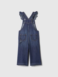 Baby & Toddler Wide-Leg Flutter Overalls