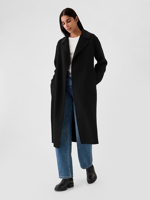 Belted Double-Faced Wool Coat Belted Double-Faced Wool Coat