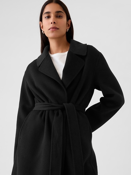 Belted Double-Faced Wool Coat Belted Double-Faced Wool Coat