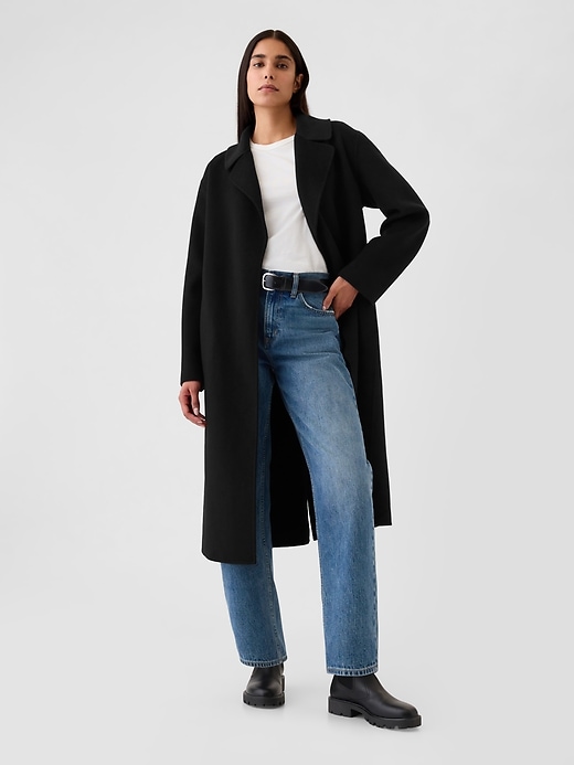 Belted Double-Faced Wool Coat Belted Double-Faced Wool Coat