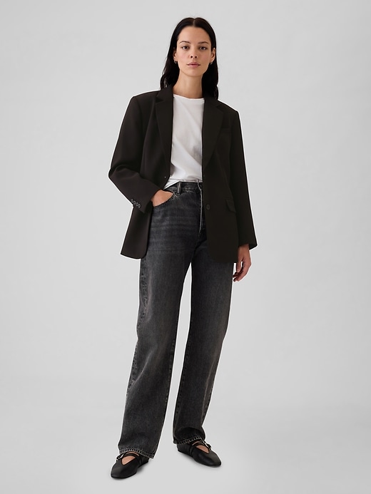 Brushed Twill Relaxed Blazer Brushed Twill Relaxed Blazer