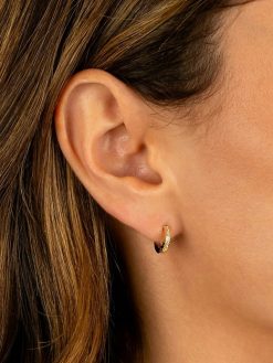 CZ Mini Huggie Earring