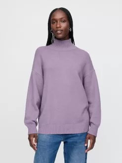 CashSoft Mockneck Sweater