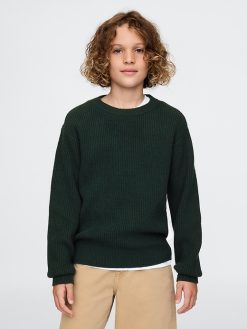 CashSoft Rib Crewneck Sweater