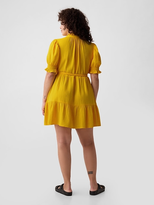 Crinkle Gauze Mini Dress Crinkle Gauze Mini Dress