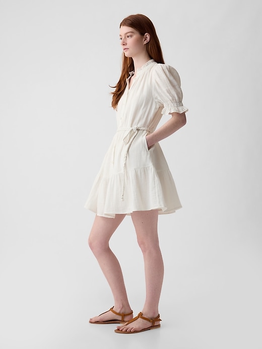 Crinkle Gauze Mini Dress Crinkle Gauze Mini Dress