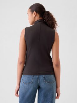 Featherweight Turtleneck Tank Top
