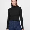 Featherweight Turtleneck Top