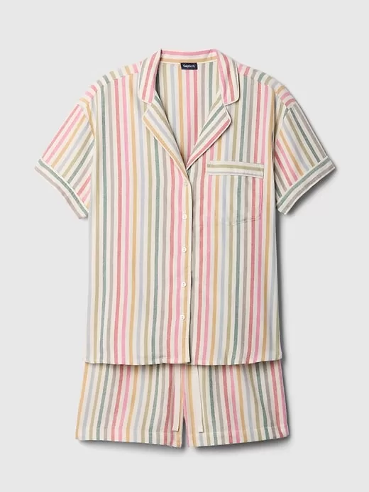 Flannel PJ Shorts Set Flannel PJ Shorts Set