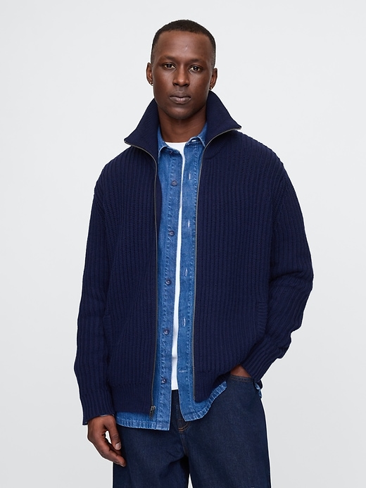 Full-Zip Sweater Cardigan Full-Zip Sweater Cardigan