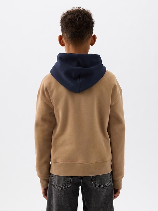 GAP × DAP Kids Vintage Soft Colorblock Logo Hoodie
