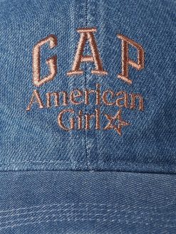 Gap × American Girl Logo Denim Baseball Hat