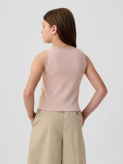 Gap × DÔEN Kids Pointelle Tank Top