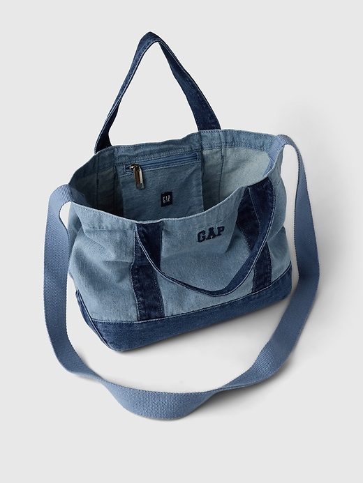 Gap Logo Denim Strap Mini Tote Bag Gap Logo Denim Strap Mini Tote Bag