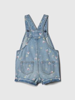 Gap × Disney Baby Denim Shortalls