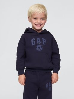 Gap × Disney Baby Vintage Soft Mickey Mouse Logo Hoodie