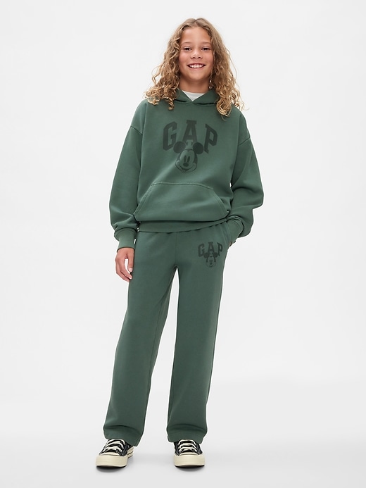 Gap × Disney Kids Vintage Soft Mickey Mouse Logo Hoodie Gap × Disney Kids Vintage Soft Mickey Mouse Logo Hoodie
