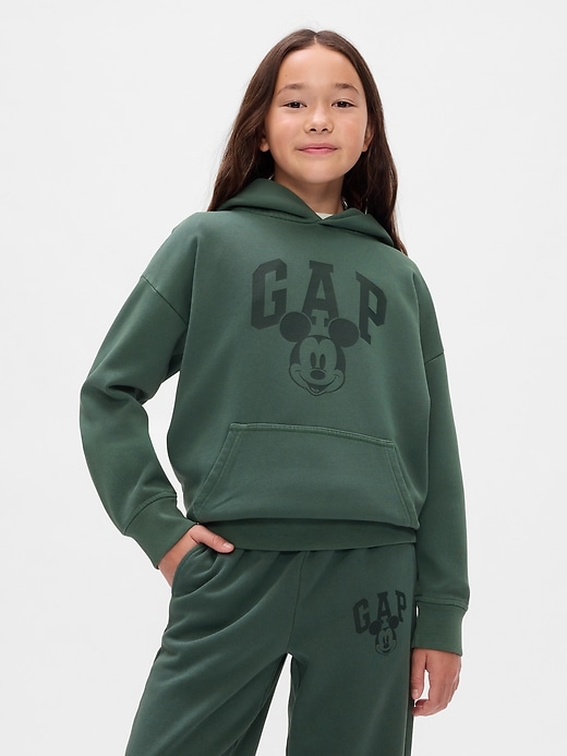 Gap × Disney Kids Vintage Soft Mickey Mouse Logo Hoodie Gap × Disney Kids Vintage Soft Mickey Mouse Logo Hoodie