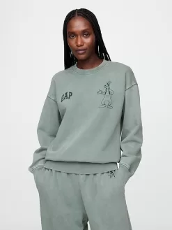 Gap × Disney Oversized Logo Sweatshirt