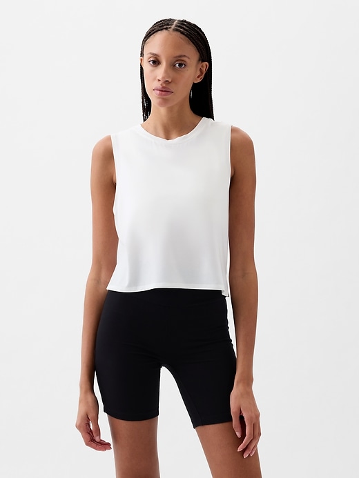 GapFit Breathe Cropped Muscle T-Shirt GapFit Breathe Cropped Muscle T-Shirt