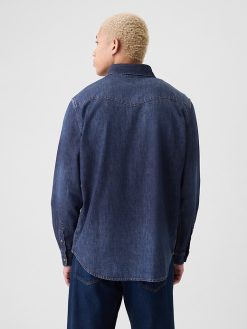 GapHeritage Denim Western Shirt