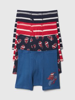 GapKids | Marvel Organic Cotton Boxer Briefs (4-Pack)