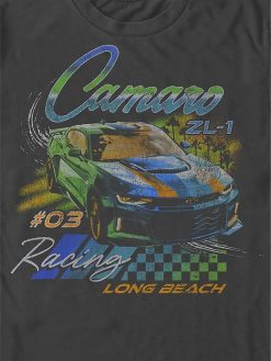 General Motors Camaro Long Beach Racing Graphic Tee