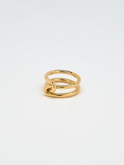 Gold Double Knot Ring