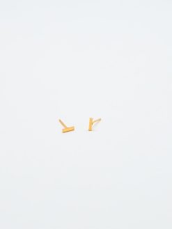 Gold Initial Earrings