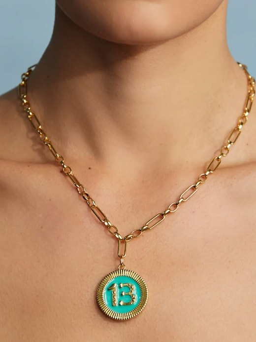 HART Lucky 13 Poker Chip Necklace HART Lucky 13 Poker Chip Necklace