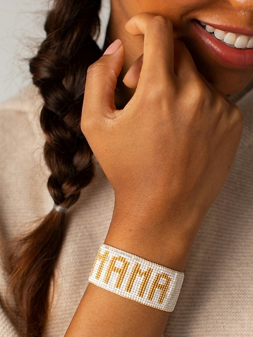 HART White and Gold MAMA Bracelet HART White and Gold MAMA Bracelet
