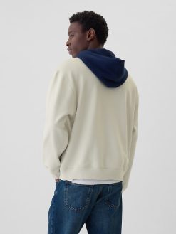 Heavyweight Colorblock Varsity Logo Hoodie