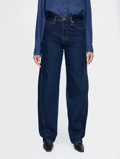 High Rise Barrel Jeans