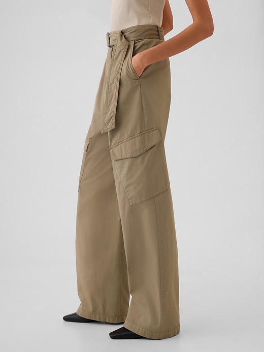 High Rise Cargo Baggy Trousers High Rise Cargo Baggy Trousers