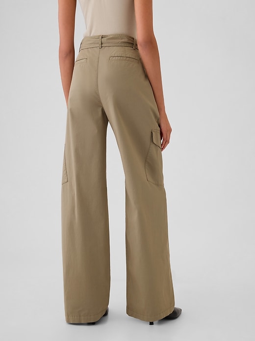 High Rise Cargo Baggy Trousers High Rise Cargo Baggy Trousers