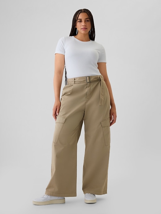 High Rise Cargo Baggy Trousers High Rise Cargo Baggy Trousers