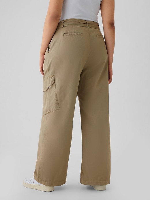 High Rise Cargo Baggy Trousers High Rise Cargo Baggy Trousers