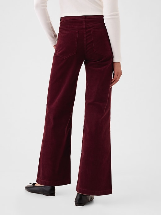 High Rise Corduroy Stride Wide-Leg Pants High Rise Corduroy Stride Wide-Leg Pants