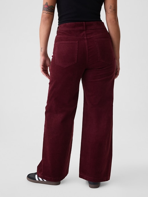 High Rise Corduroy Stride Wide-Leg Pants High Rise Corduroy Stride Wide-Leg Pants