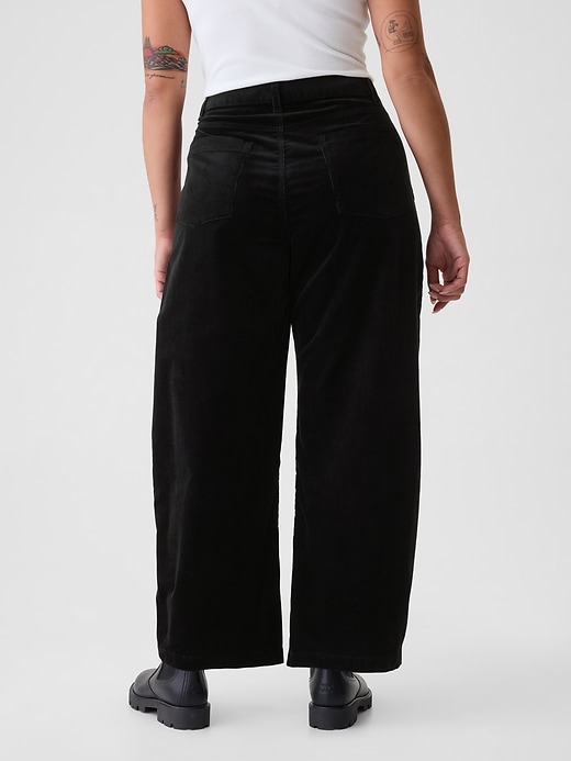 High Rise Corduroy Tapered Ankle Trousers High Rise Corduroy Tapered Ankle Trousers