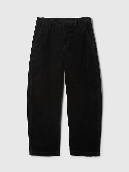 High Rise Corduroy Tapered Ankle Trousers High Rise Corduroy Tapered Ankle Trousers