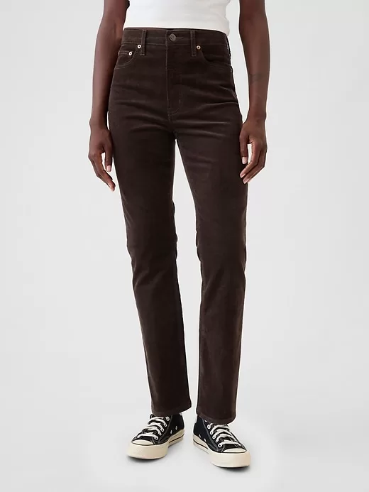 High Rise Corduroy Vintage Slim Pants High Rise Corduroy Vintage Slim Pants