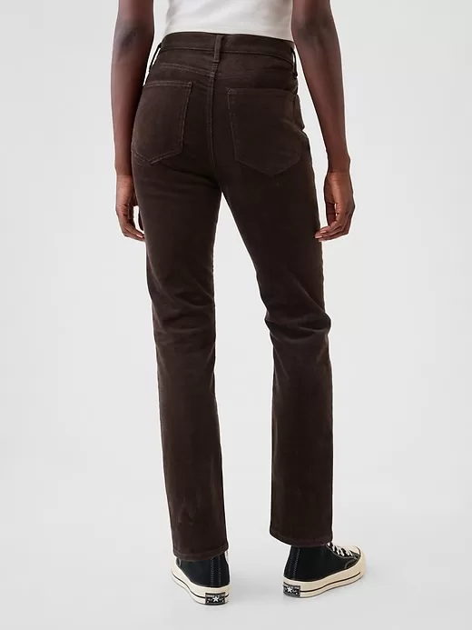 High Rise Corduroy Vintage Slim Pants High Rise Corduroy Vintage Slim Pants