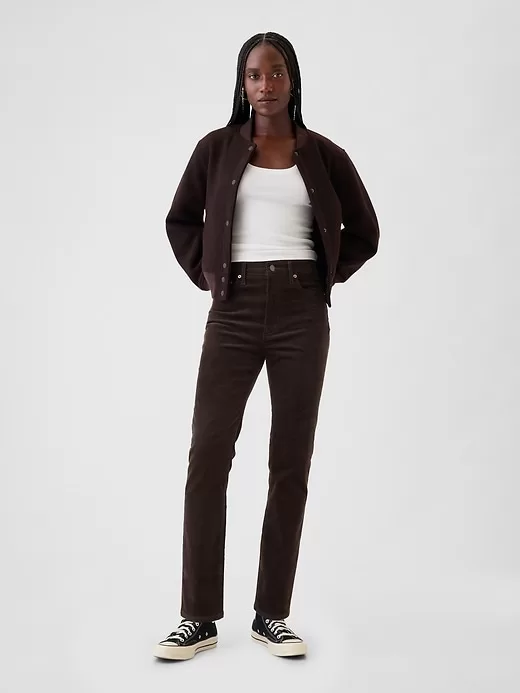 High Rise Corduroy Vintage Slim Pants High Rise Corduroy Vintage Slim Pants