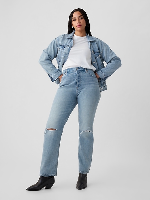 High Rise Rigid '90s Straight Jeans High Rise Rigid '90s Straight Jeans
