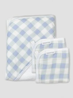 Honest Baby Clothing 3 Piece Organic Cotton Hooded Towel Set