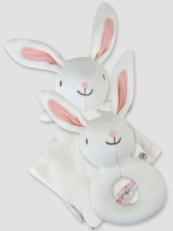 Honest Baby Clothing Lovey and Rattle Set