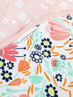 Honest Baby Clothing Organic Cotton Reversible Baby Blanket