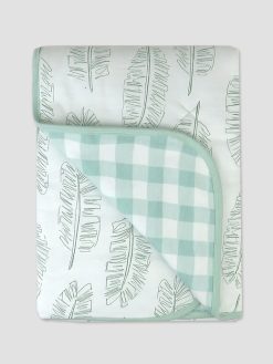 Honest Baby Clothing Organic Cotton Reversible Baby Blanket